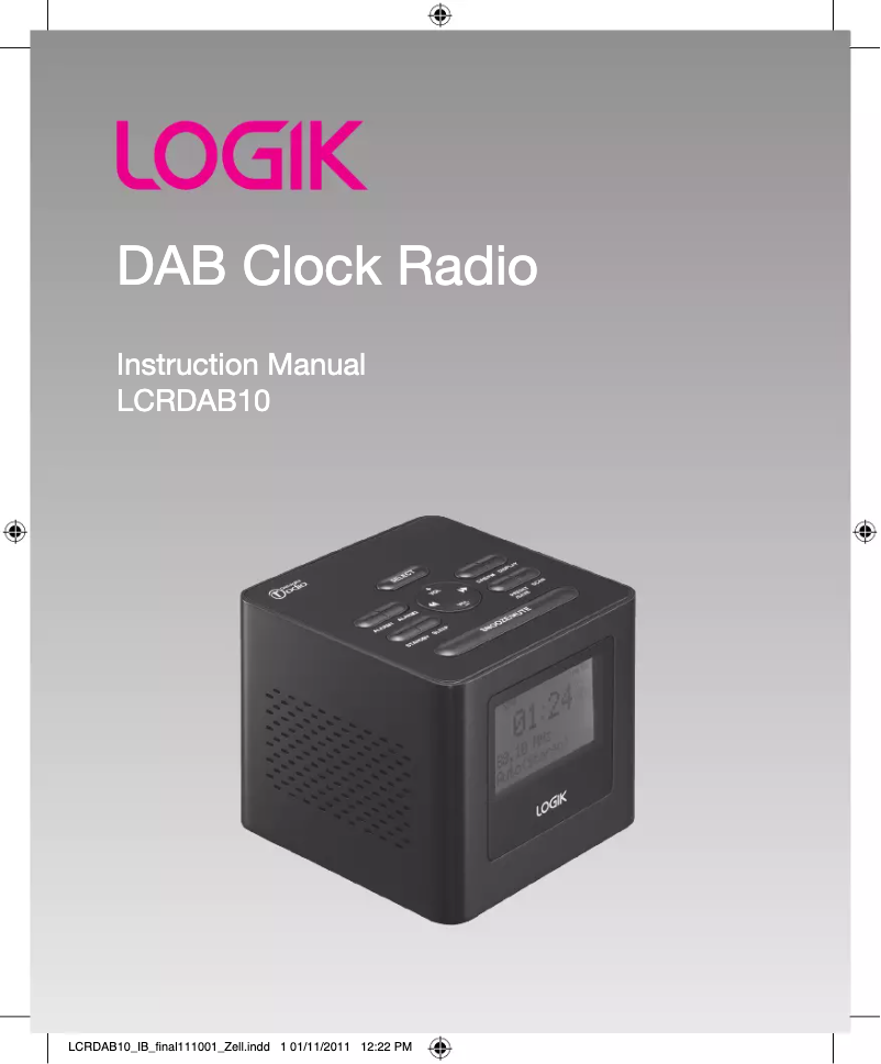 Image de la première page du manuel de l'appareil LCRDAB10