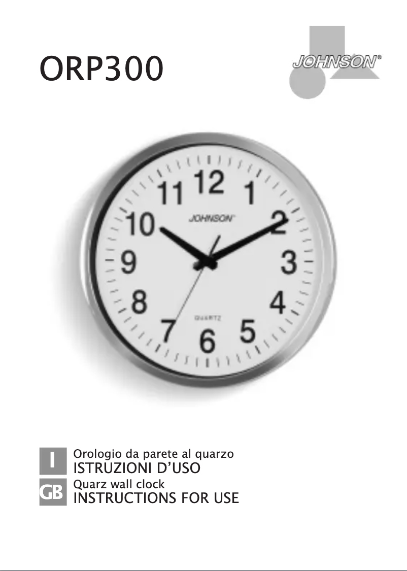 Image de la première page du manuel de l'appareil ORP300