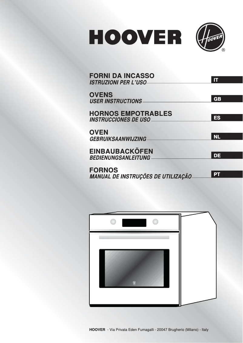 Página 1 del manual Manual de usuario Hoover HOP455 PX