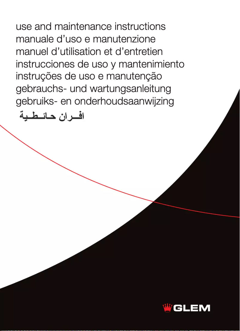 Page 1 de la notice Manuel utilisateur Glem Gas GFMC530IX