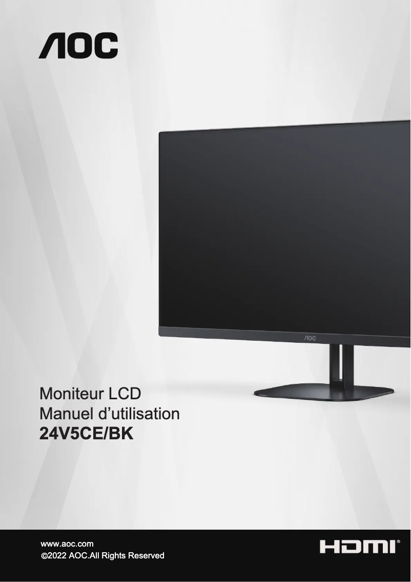 Image de la première page du manuel de l'appareil 24V5CE