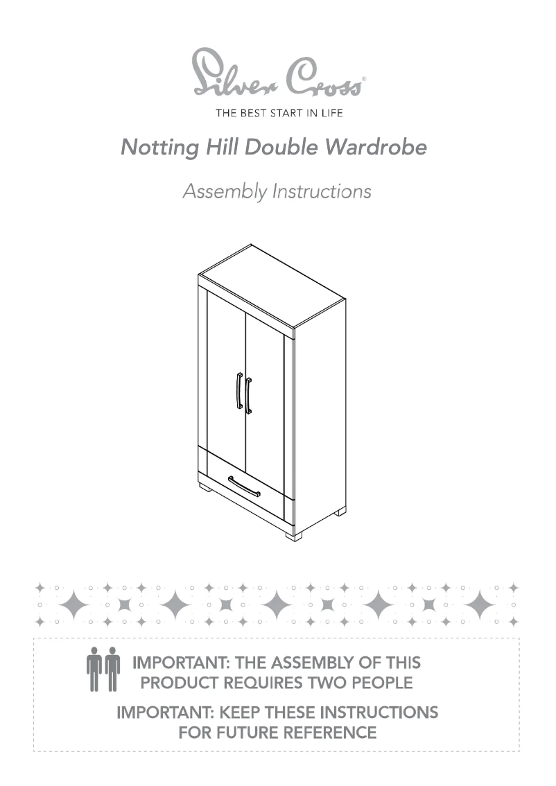 Page n°1 - Manuel utilisateur Silver Cross Notting Hill Wardrobe