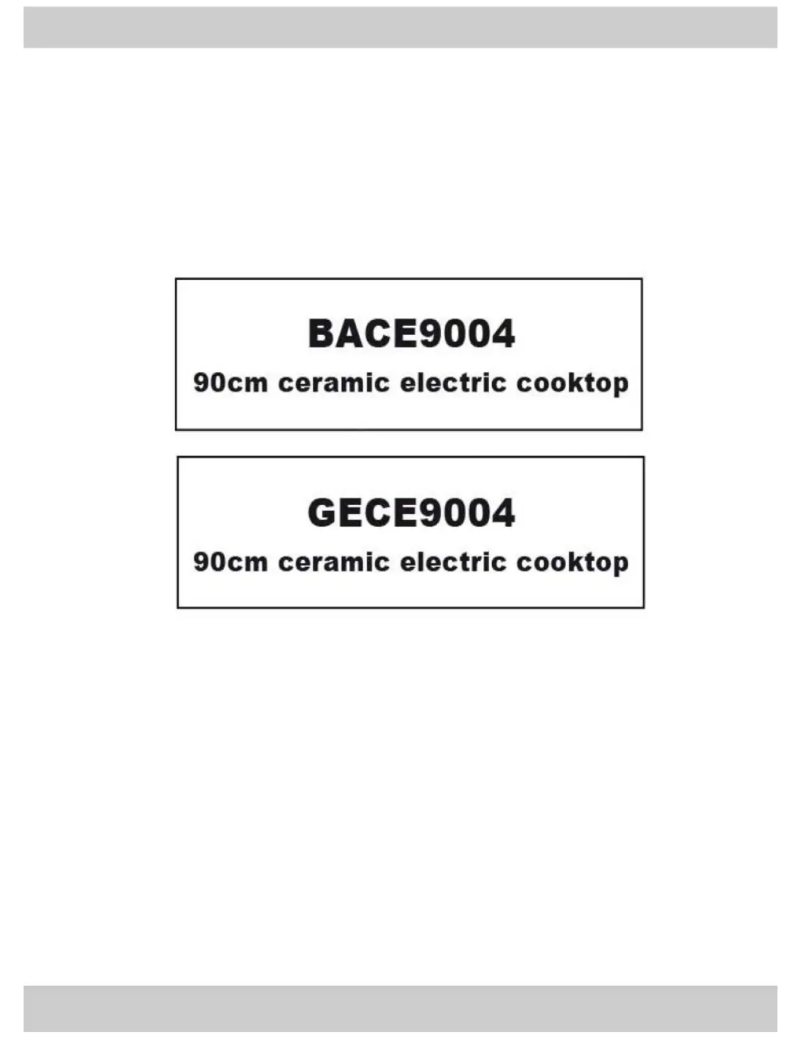 Page 1 de la notice Manuel utilisateur Baumatic GECE9004