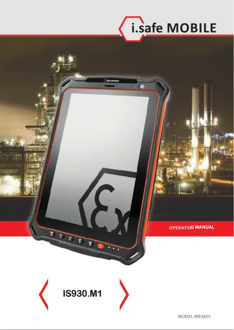 Page n°1 - Manuel utilisateur i.safe Mobile IS930.M1