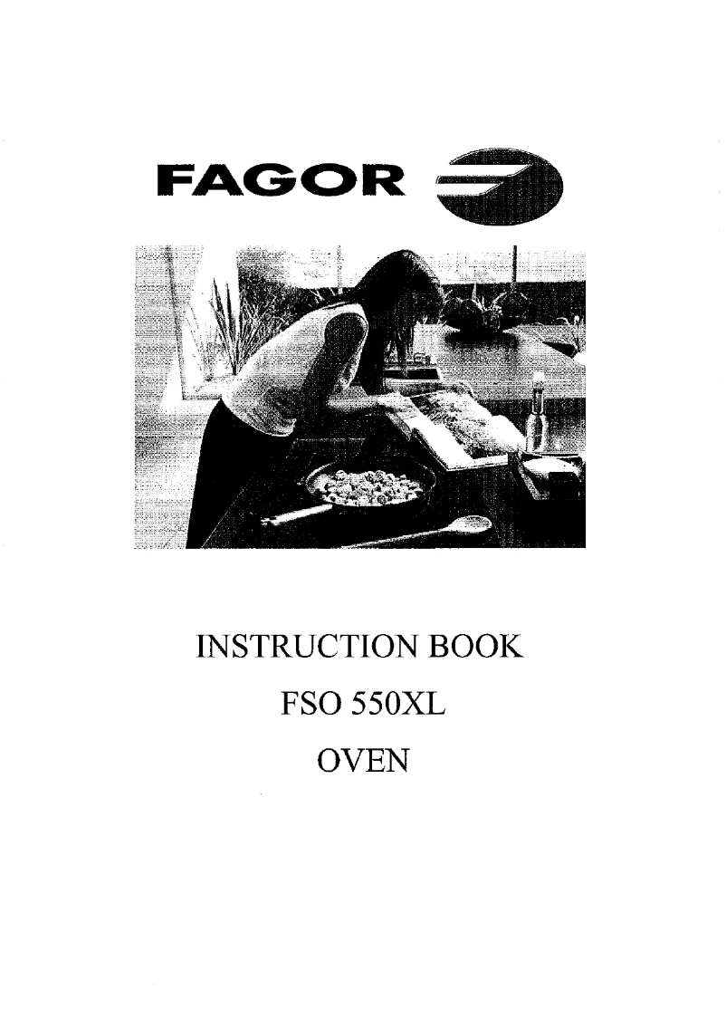 Page 1 de la notice Manuel utilisateur Fagor FSO 550XL
