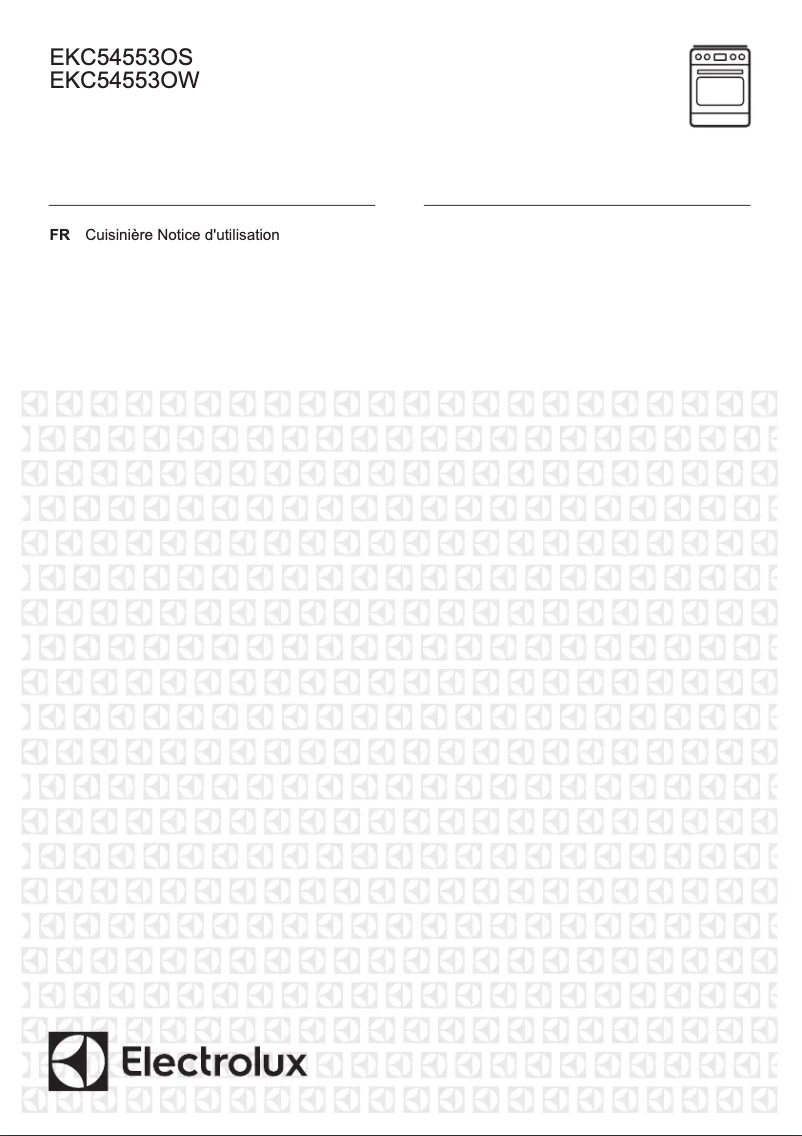 Image de la première page du manuel de l'appareil EKC54553OS