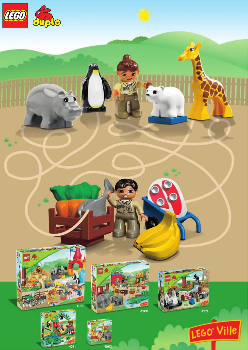 Page 1 de la notice Manuel utilisateur Lego Zoo Animals