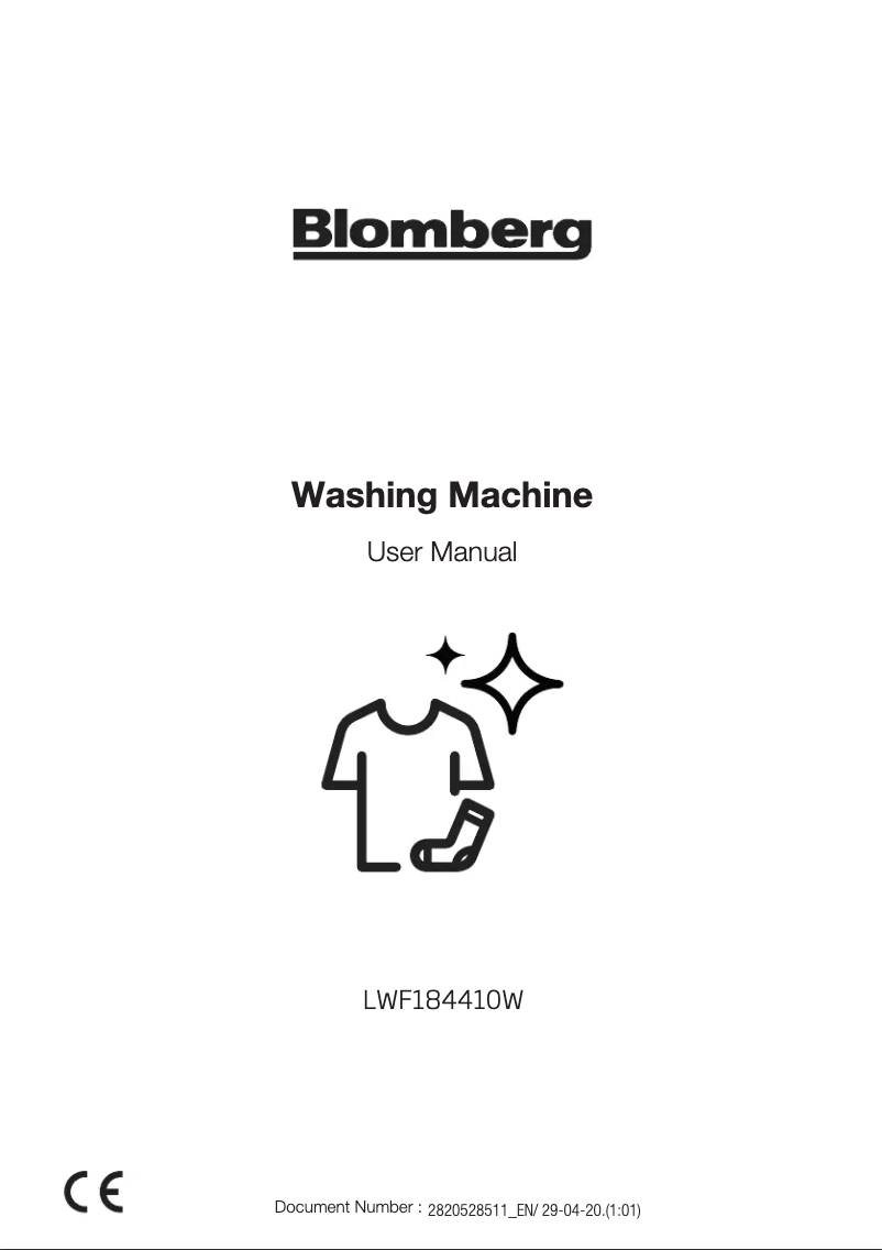 Página 1 del manual Manual de usuario Blomberg LWF184410W