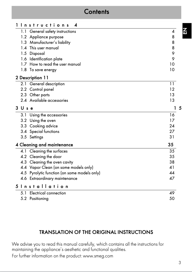Image de la première page du manuel de l'appareil SFPA6301TVN