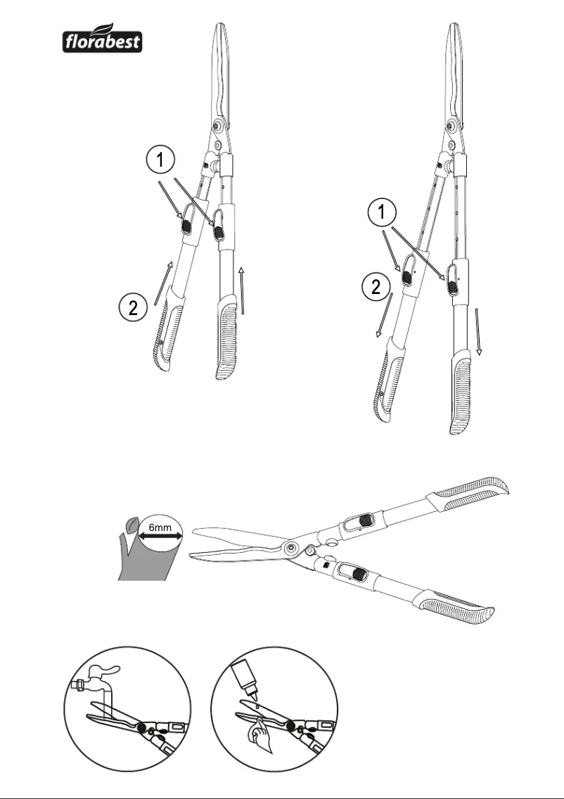 Page 1 de la notice Manuel utilisateur Florabest HG00332