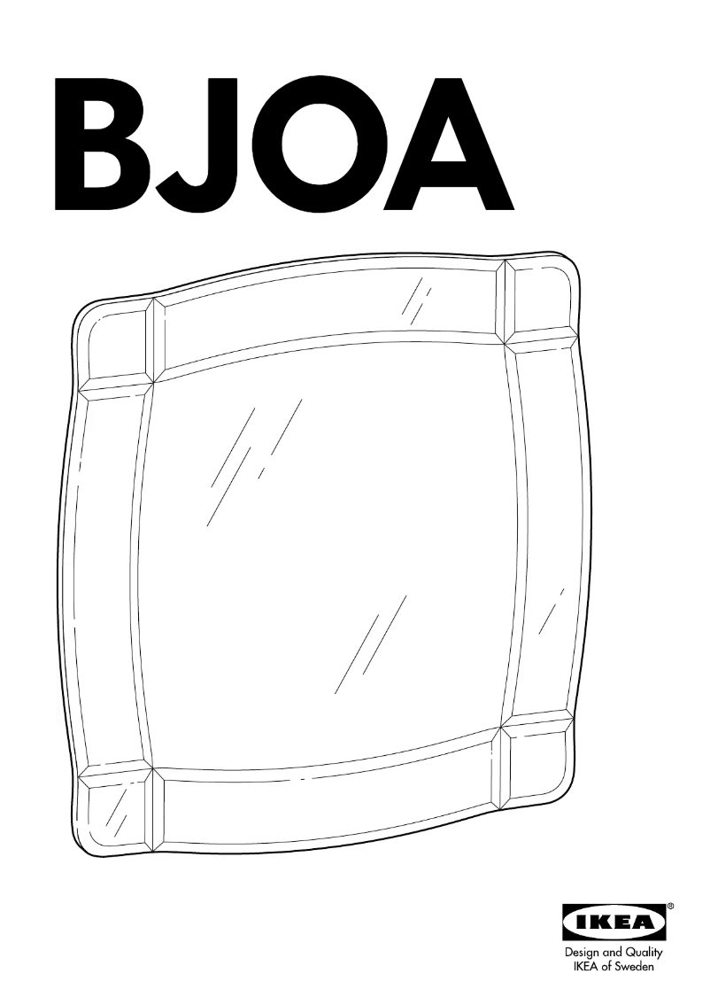 Image de la première page du manuel de l'appareil BJOA