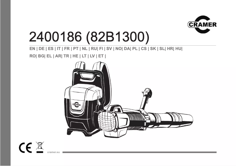 Image de la première page du manuel de l'appareil 82B1300