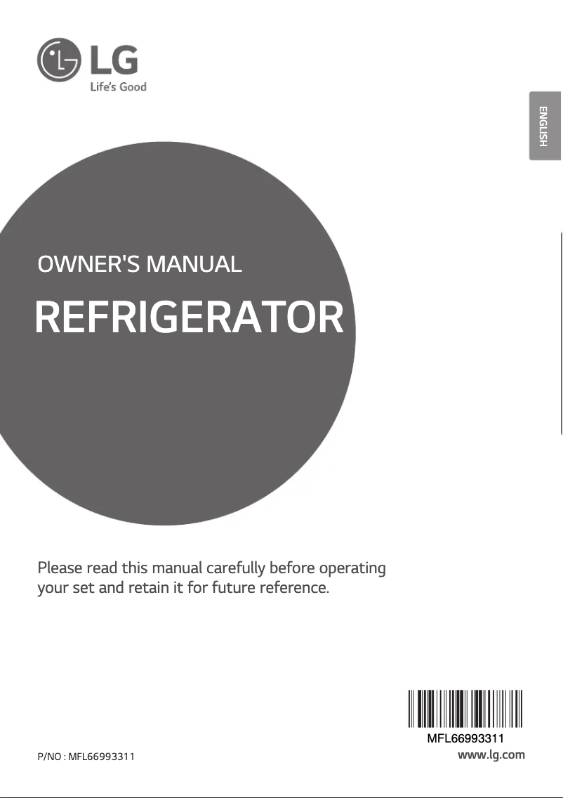 Image de la première page du manuel de l'appareil GL-B201ASAB