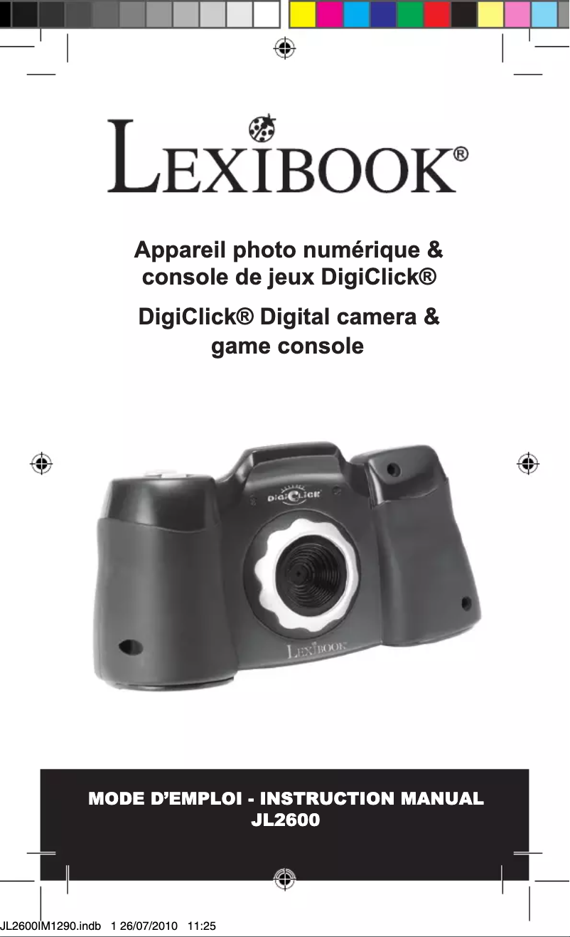 Imagen de la primera página del manual del dispositivo JL2600