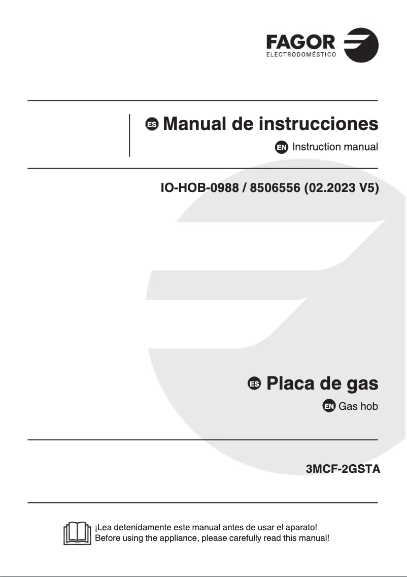 Image de la première page du manuel de l'appareil 3MCF-2GSTA
