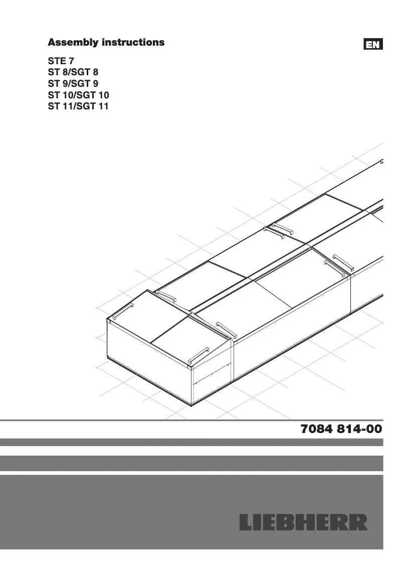 Page n°1 - Guide d'installation Liebherr SGTm 1172