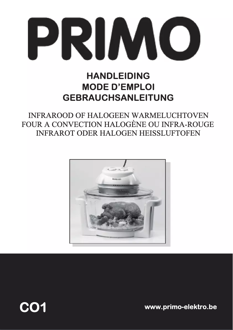 Page 1 de la notice Manuel utilisateur Primo CO1