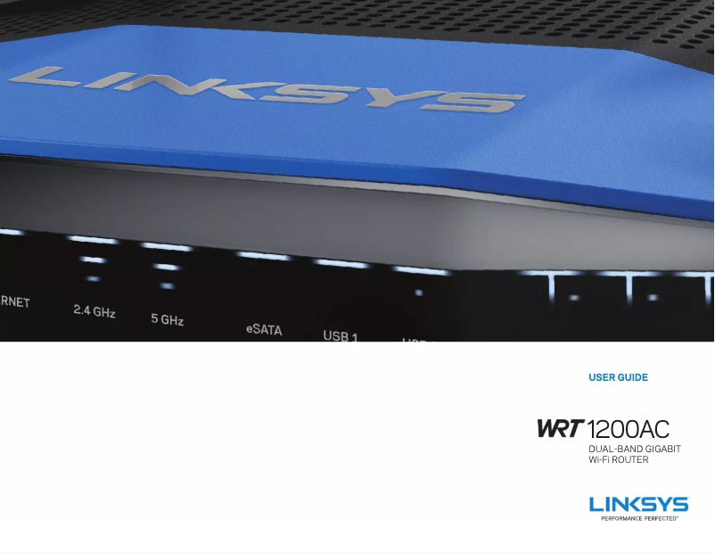 Page n°1 - Manuel utilisateur Linksys WRT1200AC