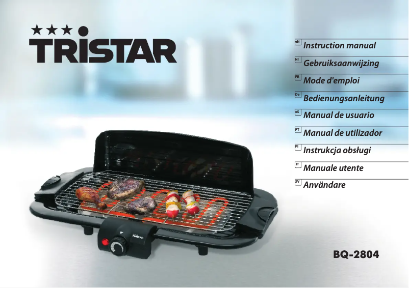 Page n°1 - Manuel utilisateur TriStar BQ-2804