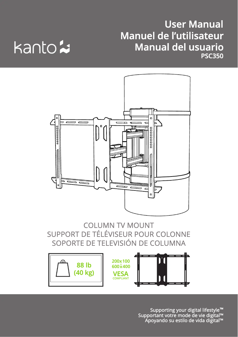 Imagen de la primera página del manual del dispositivo PSC350