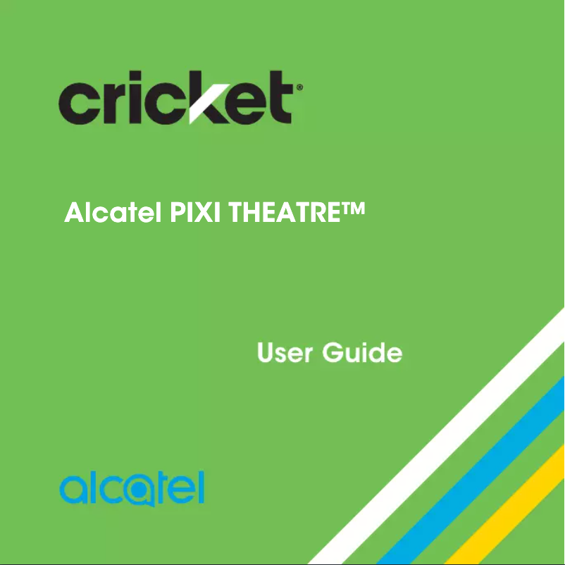 Page 1 de la notice Manuel utilisateur Alcatel Pixi Theatre