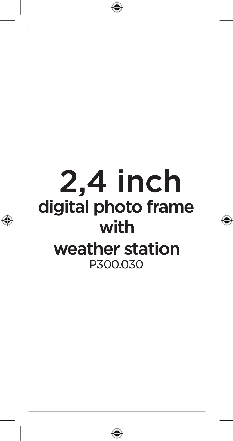 Page 1 de la notice Manuel utilisateur Xindao P300.030