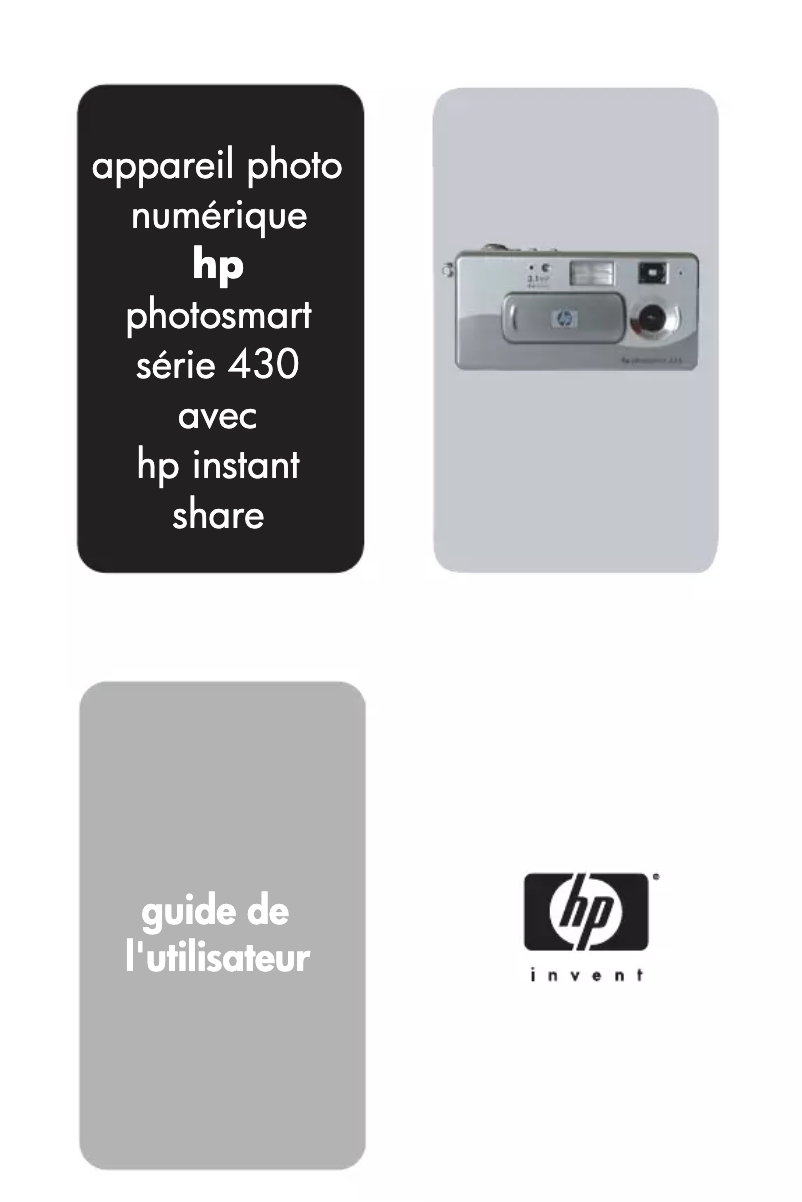 Page 1 de la notice Manuel utilisateur HP PhotoSmart 435