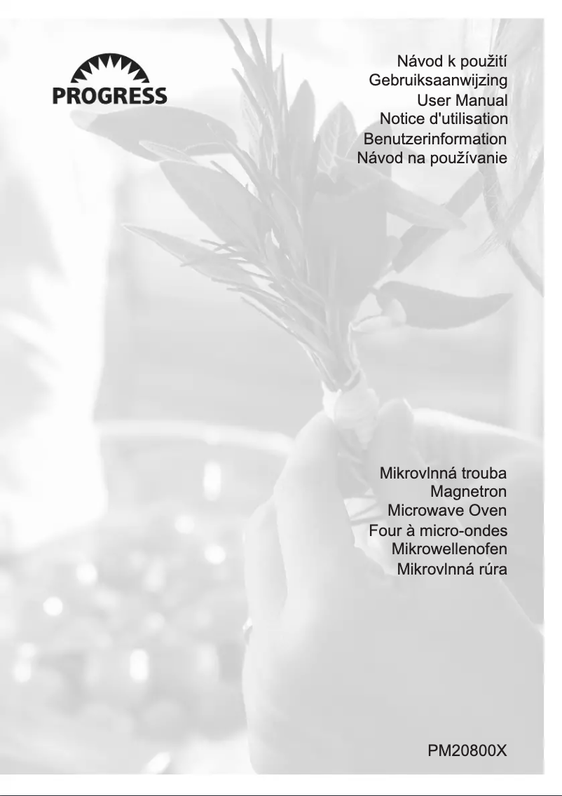 Imagen de la primera página del manual del dispositivo PM20800X