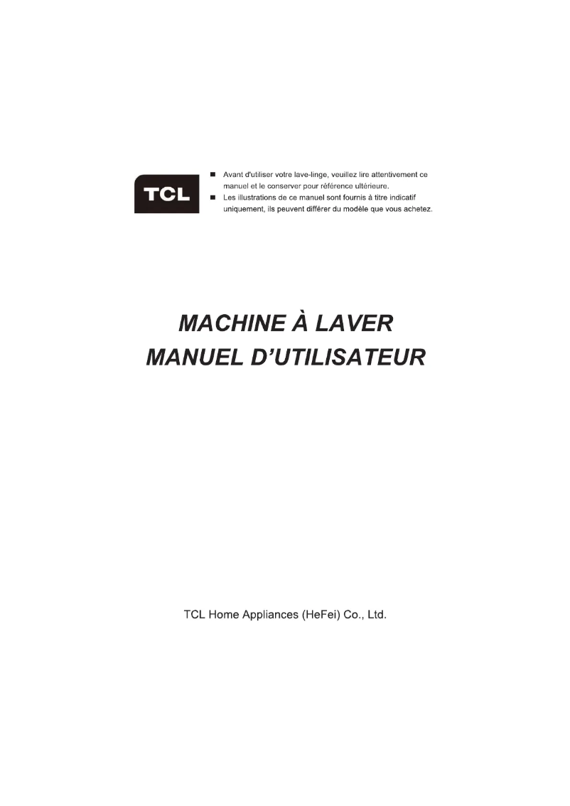 Page 1 de la notice Manuel utilisateur TCL FF0714WA0FR