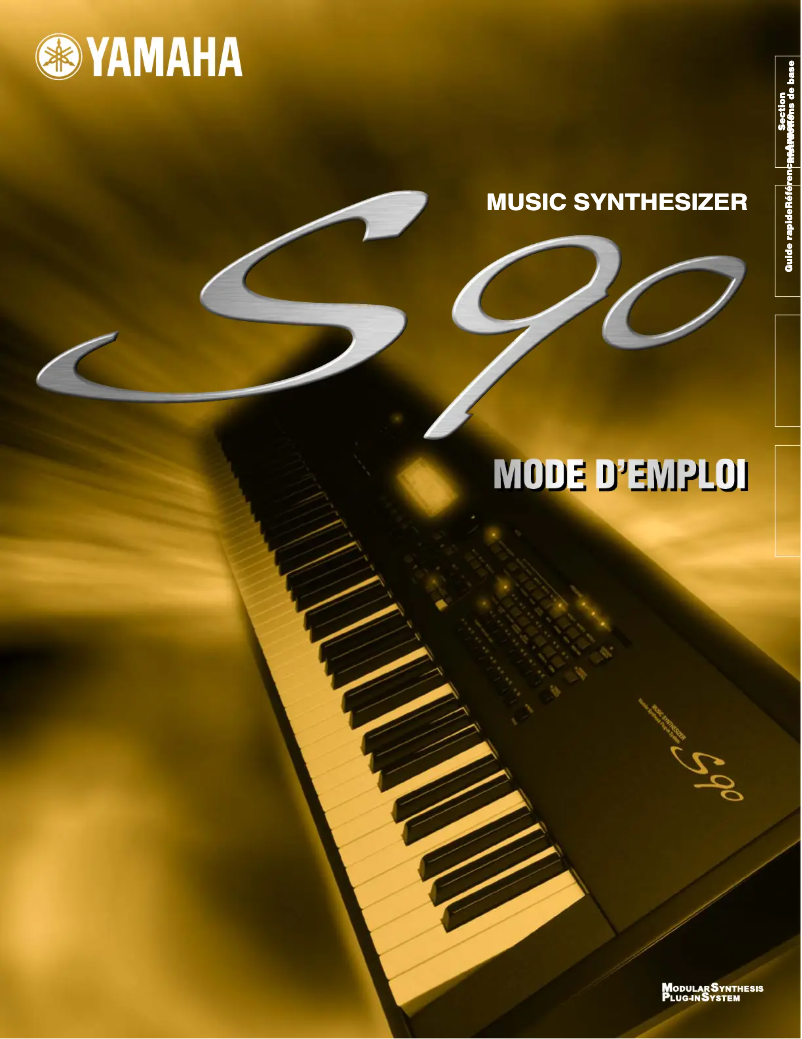 Image de la première page du manuel de l'appareil S90