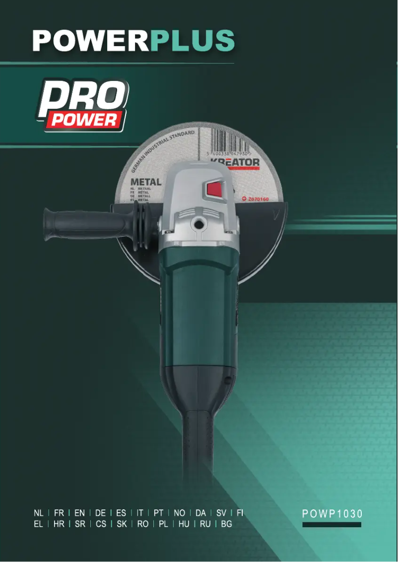 Page n°1 - Manuel utilisateur PowerPlus POWP1030