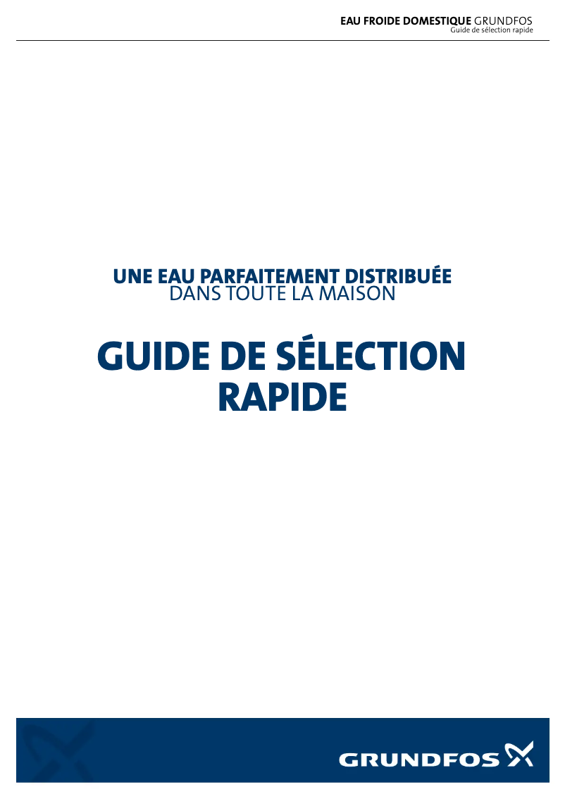 Page 1 de la notice Brochure Grundfos JP 3-42