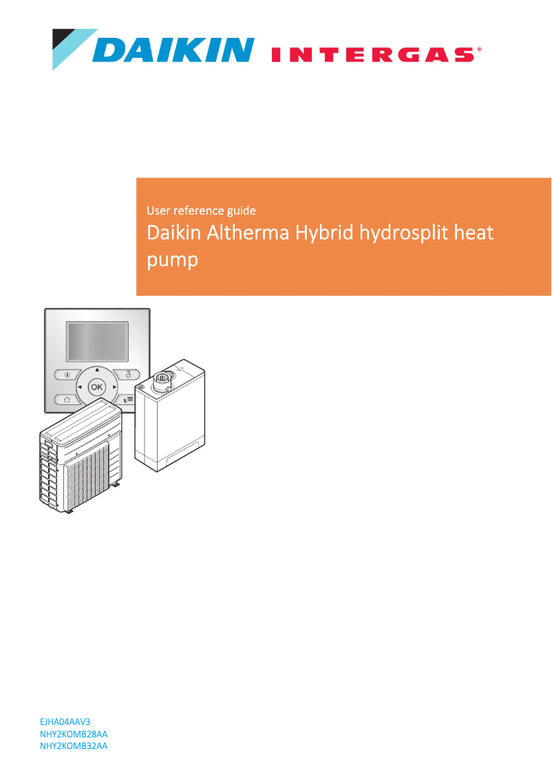 Page n°1 - Manuel utilisateur Daikin NHY2KOMB28AA