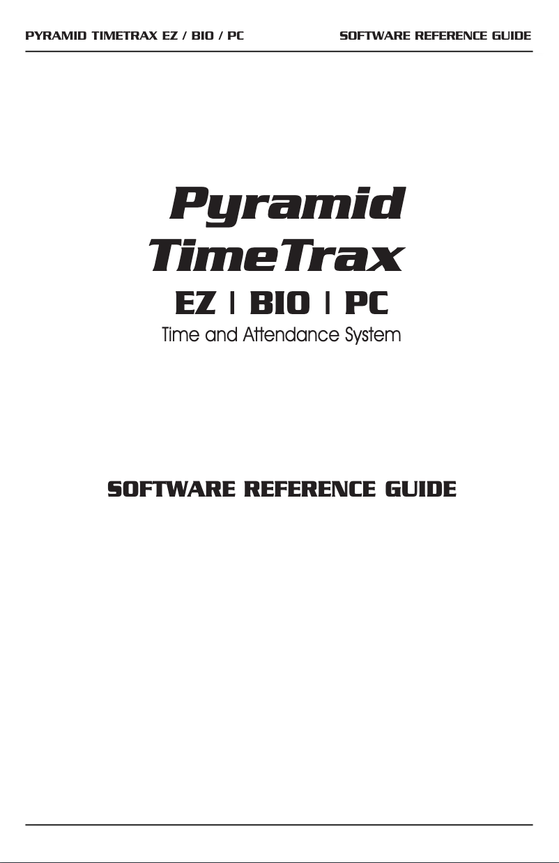 Page 1 de la notice Manuel utilisateur Pyramid Time Systems TTEZ