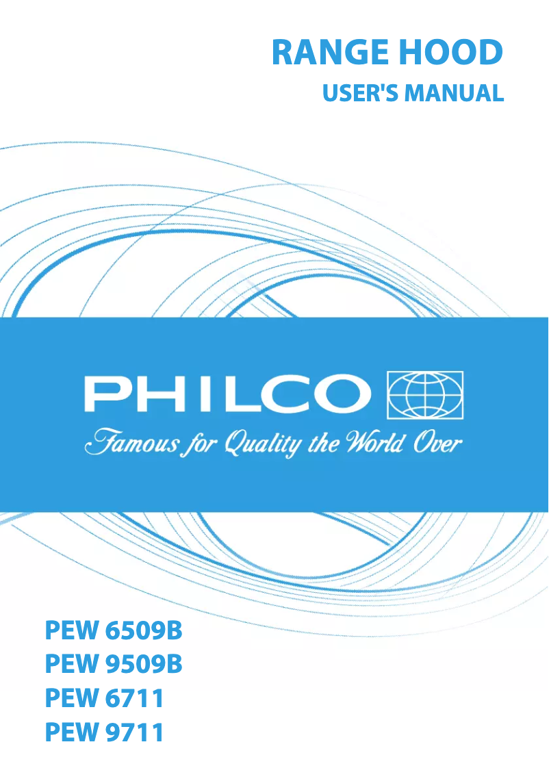 Page n°1 - Manuel utilisateur Philco PEW 6509 B