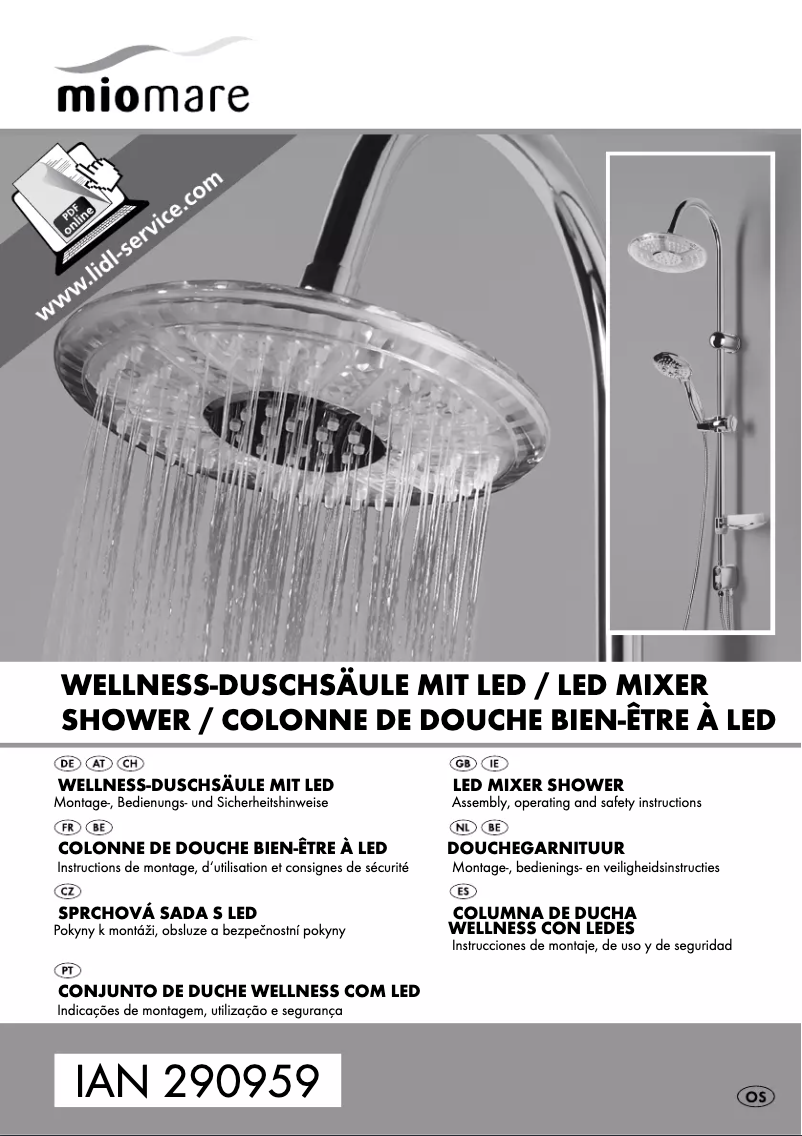 Page n°1 - Manuel utilisateur Miomare IAN 290959