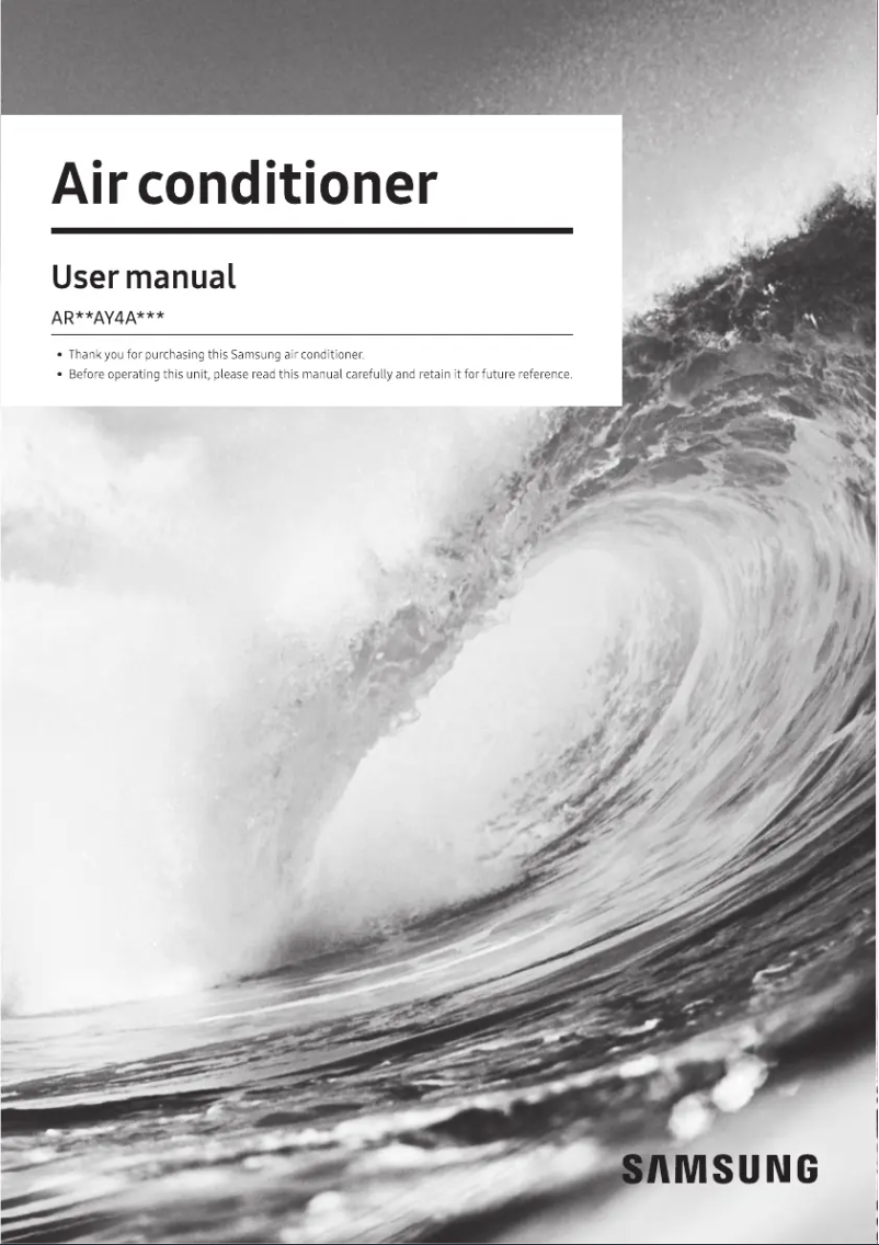 Image de la première page du manuel de l'appareil AR18AY4AFWKNNA