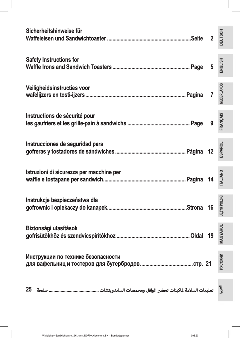 Page 1 de la notice Instructions / montage Bomann ST/WA 1364 CB