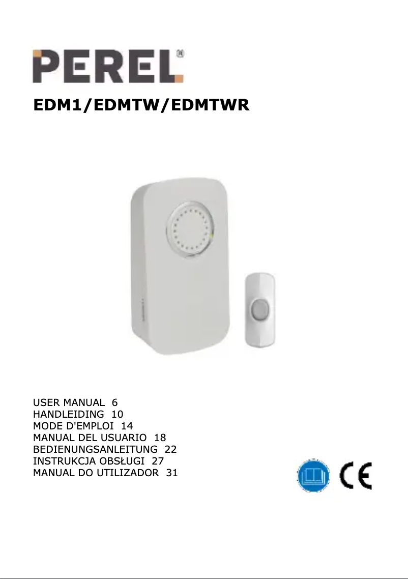 Image de la première page du manuel de l'appareil EDMTWR