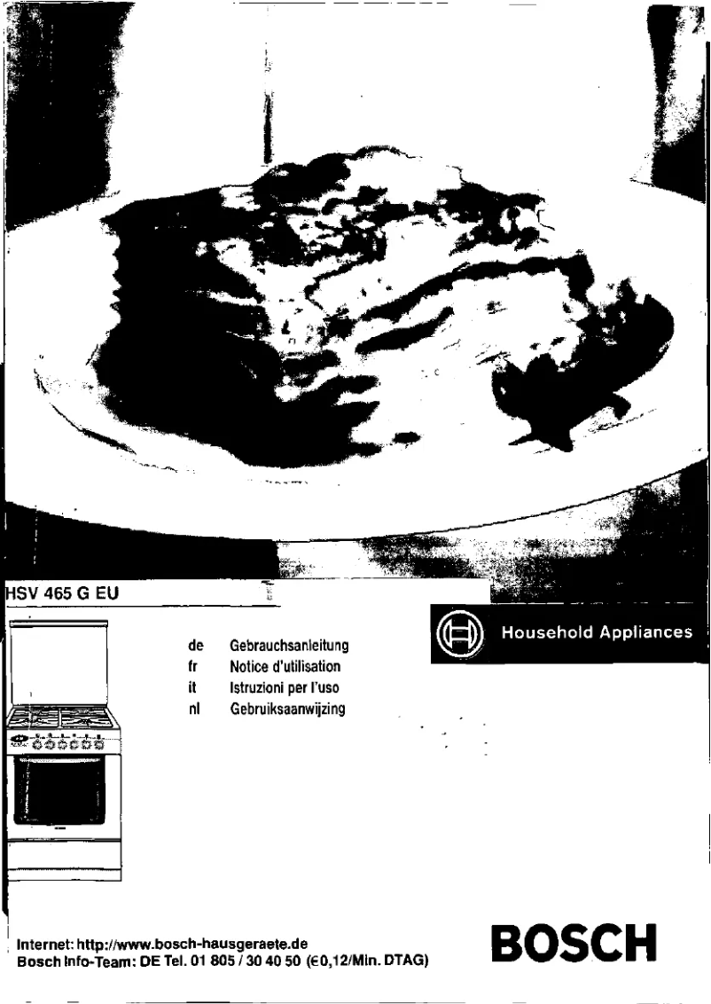 Page 1 de la notice Manuel utilisateur Bosch HSV465GEU