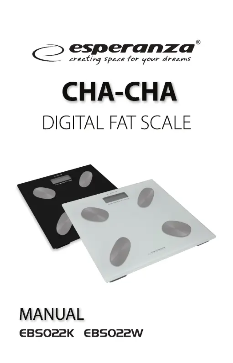 Page 1 de la notice Manuel utilisateur Esperanza CHA-CHA EBS022W
