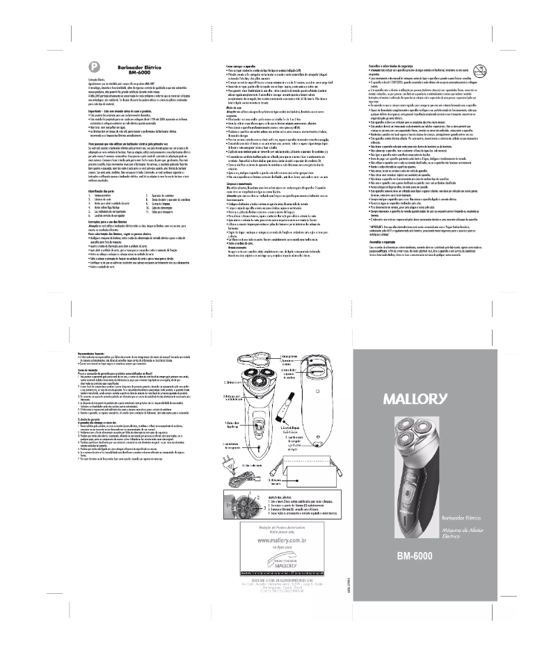 Image de la première page du manuel de l'appareil BM-6000