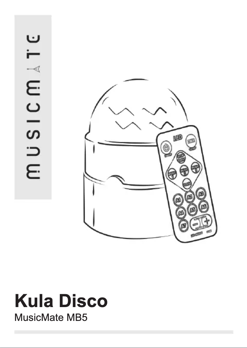 Image de la première page du manuel de l'appareil MB5