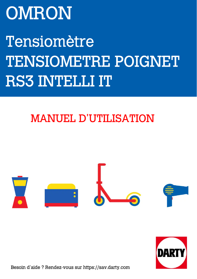 Image de la première page du manuel de l'appareil RS3