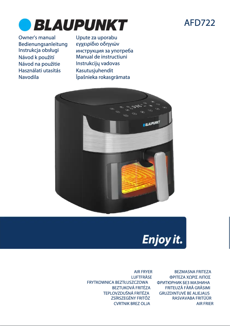 Page 1 de la notice Manuel utilisateur Blaupunkt AFD722