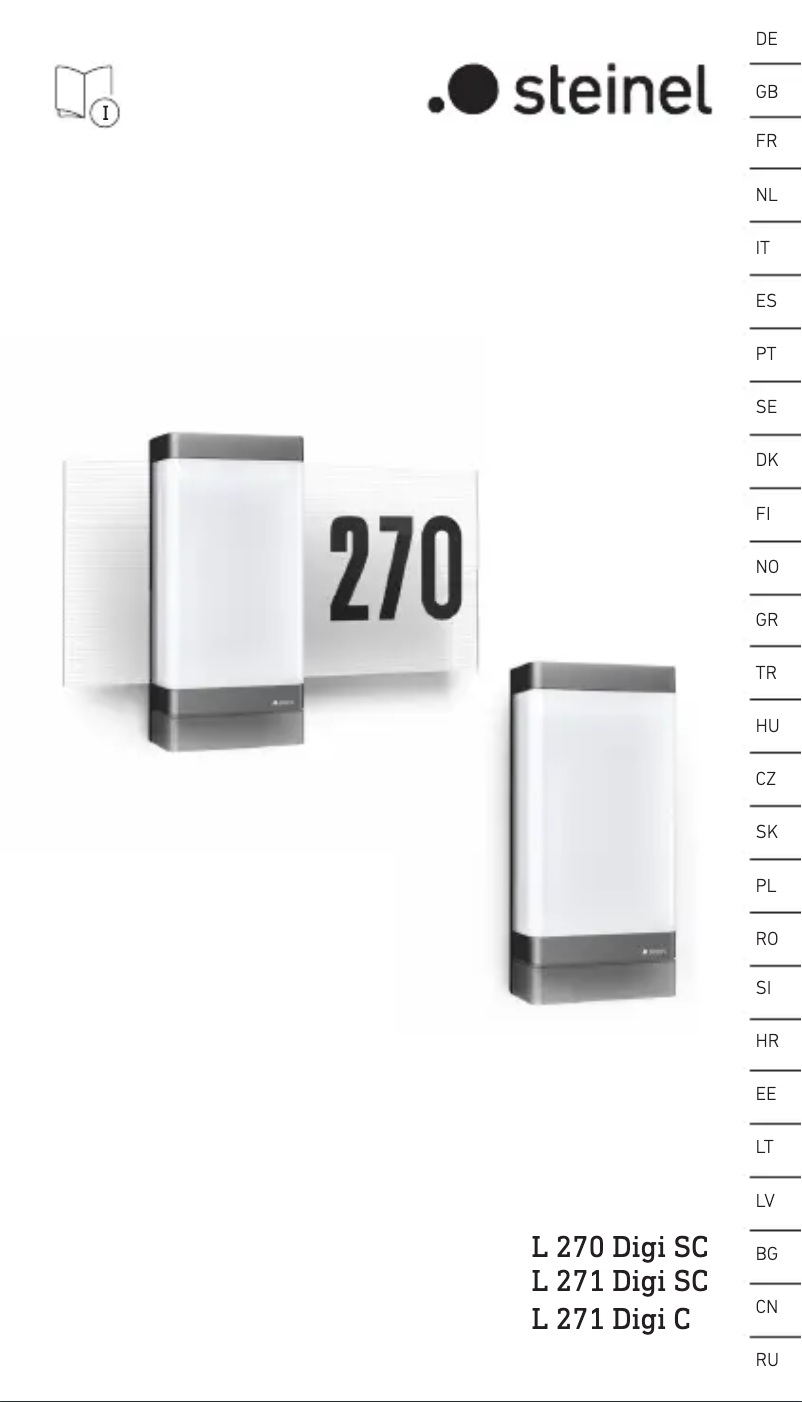 Page n°1 - Manuel utilisateur Steinel L 270 Digi SC