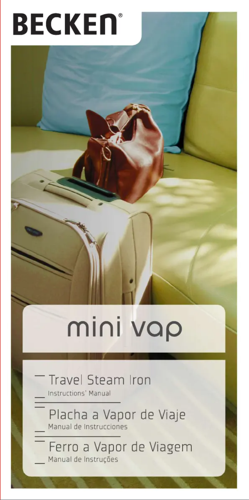 Image de la première page du manuel de l'appareil Mini Vap H381C