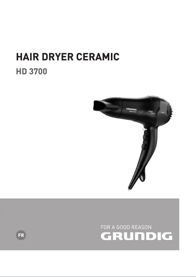 Image de la première page du manuel de l'appareil GML7700