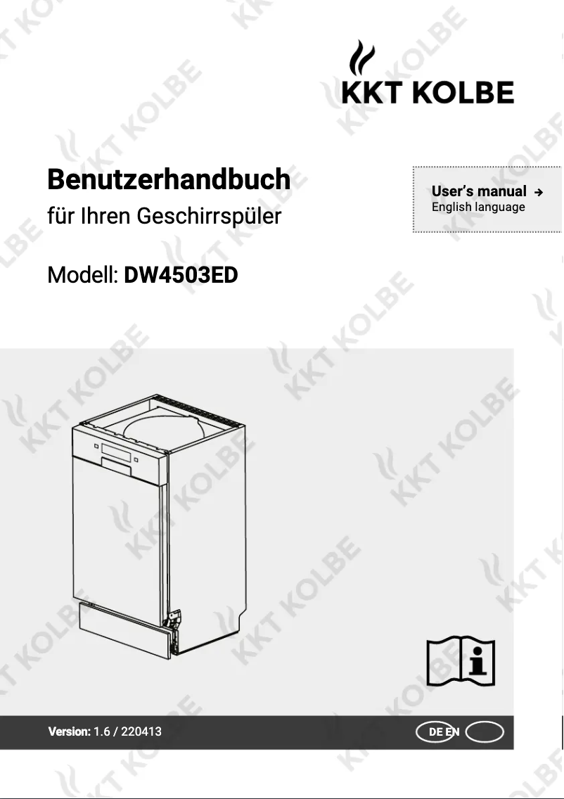Image de la première page du manuel de l'appareil DW4503ED