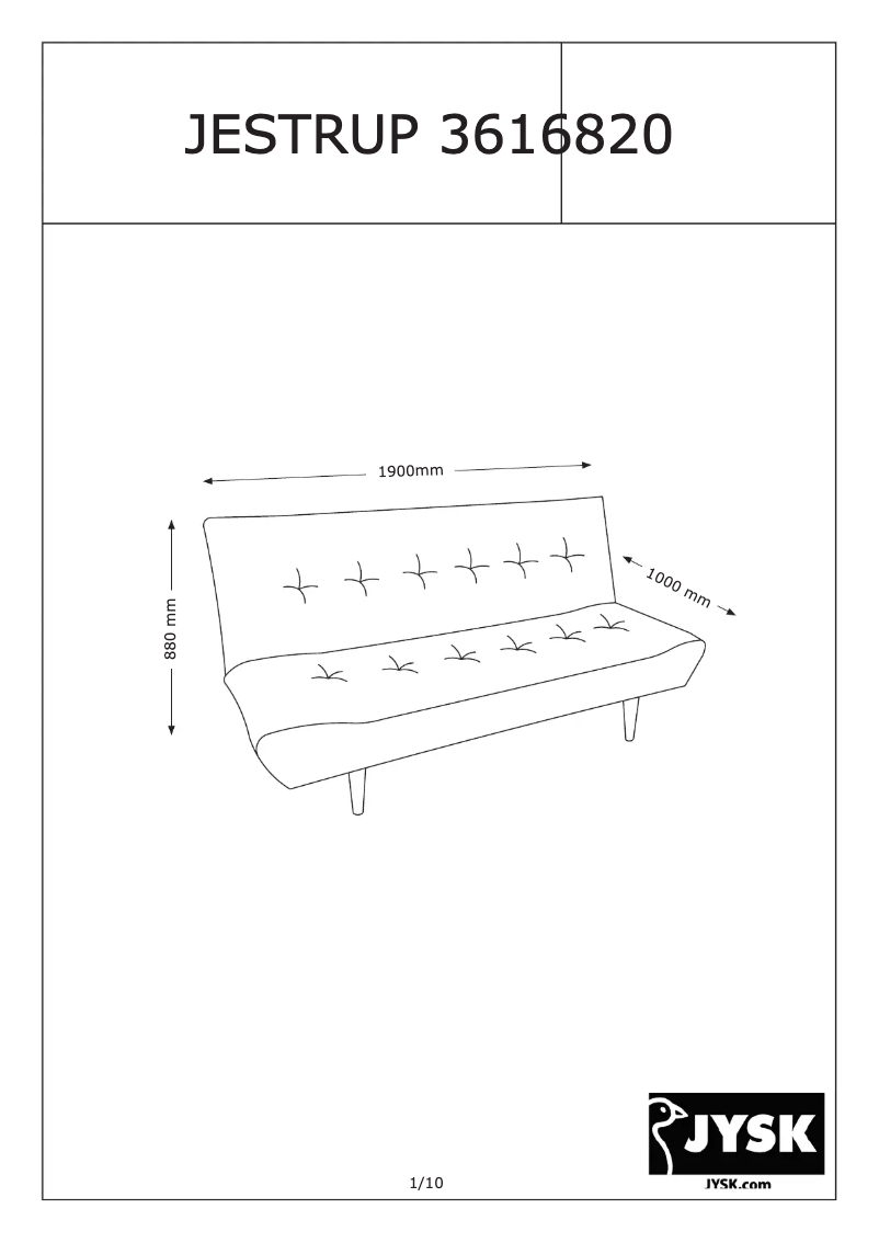Image de la première page du manuel de l'appareil Jestrum